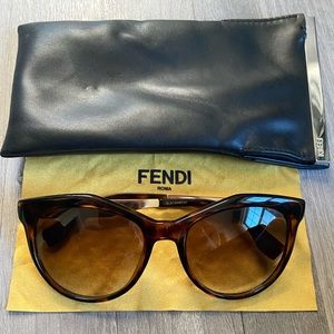 Fendi Havana 54MM Sunglasses